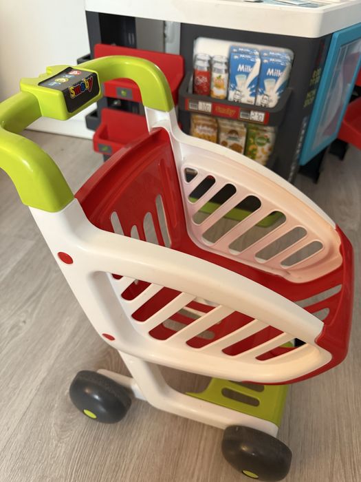 Market sklep smoby z koszykiem zakupowym