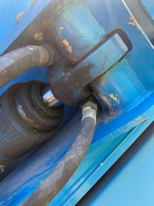 siłownik hydrauliczny teleskopowy kipra wysypu śmieciarki zoller