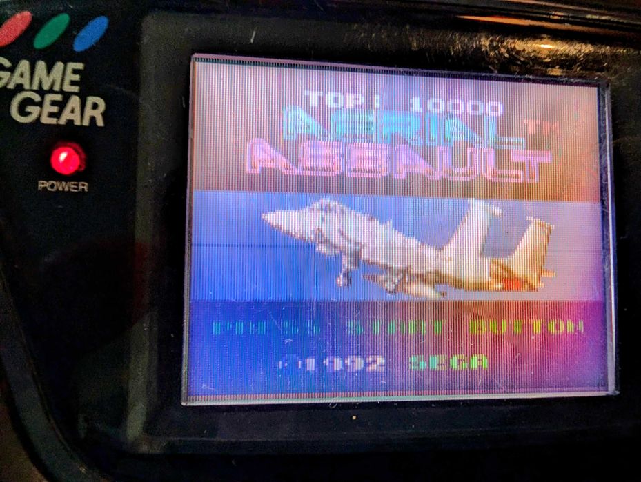 sega game gear Aerial assault