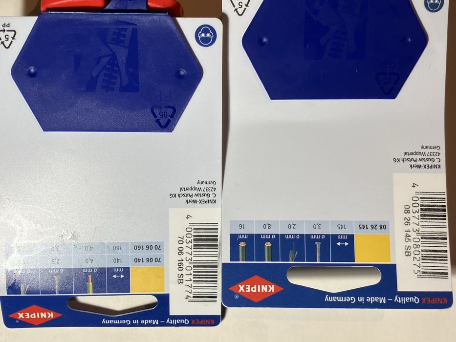 2 alicates isolados Knipex