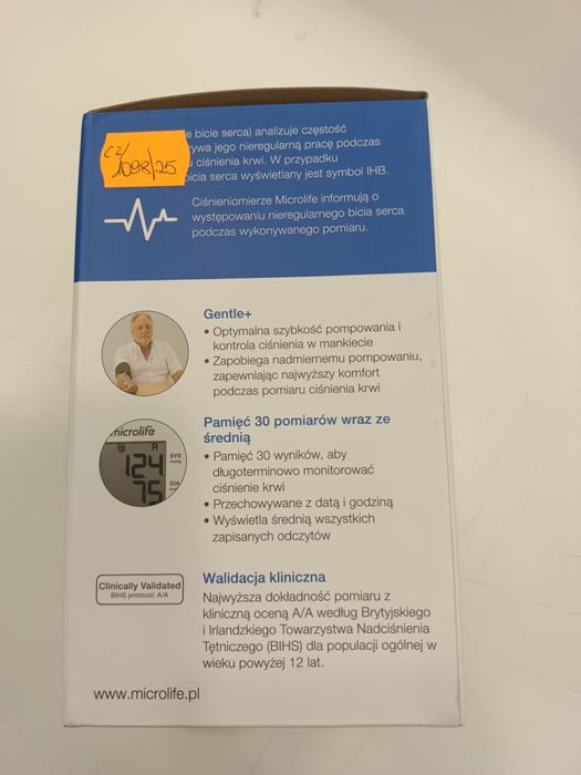 Ciśnieniomierz Automatyczny MicroLife Nowy Usb-C Komis Madej Sc