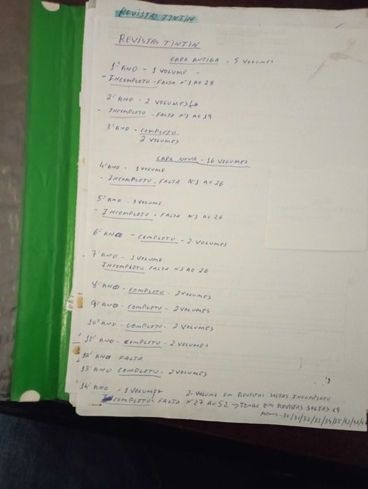 Revistas tintin encardenado