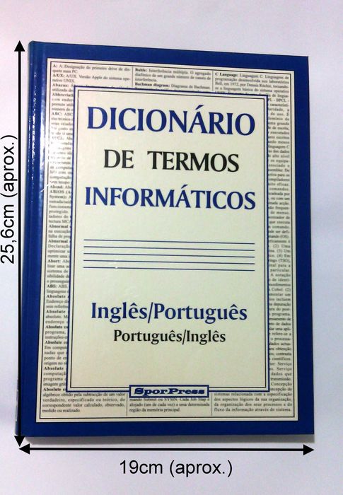 Dicionário de Termos Informáticos - Inglês-PT/PT-Inglês - 1997
