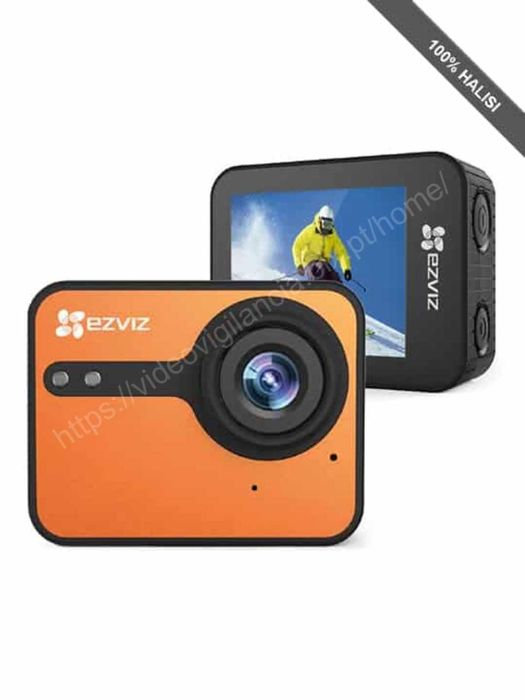 Câmara Ação‼️Ezviz ‼️FullHD 8MP‼️c/ Acessórios e WiFi