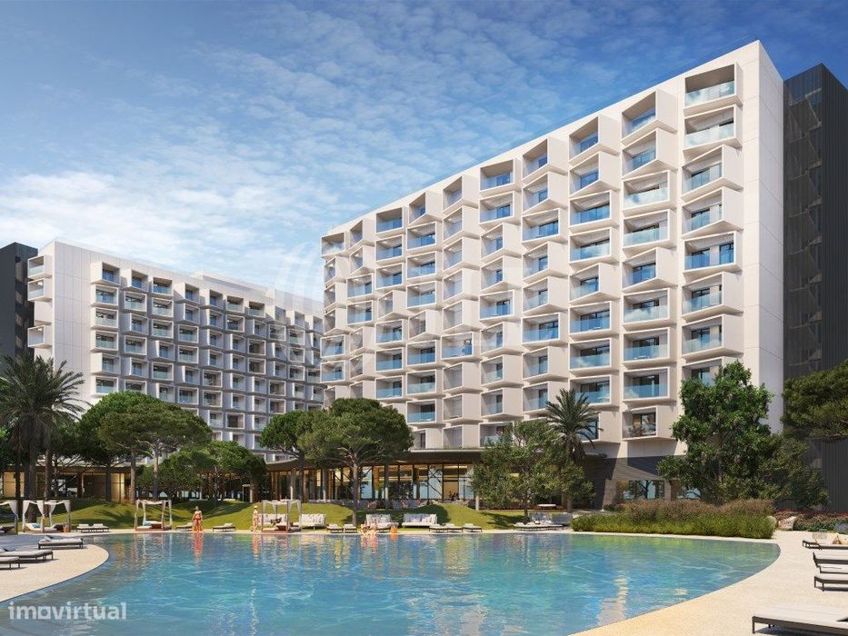 Apartamento T1+1, novo, no Sun Cliffs Resorte, em Lagos, Algarve