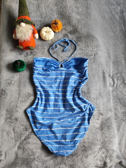 Strój kąpielowy wiązany na szyi L