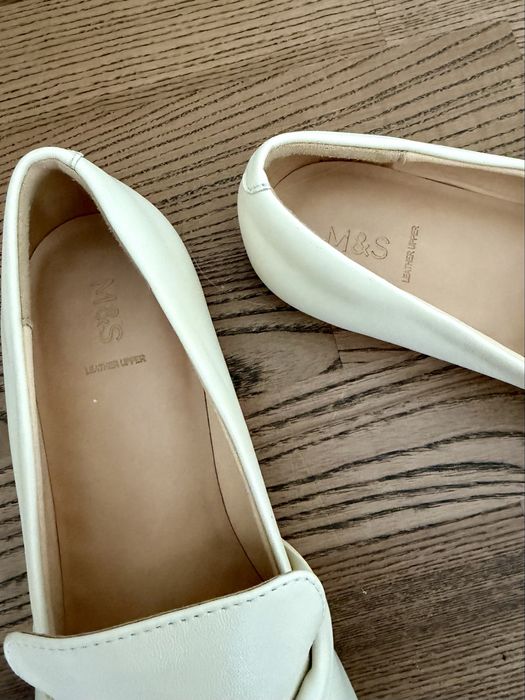 Шкіряні лофери балетки M&S ( Marks and Spencer)