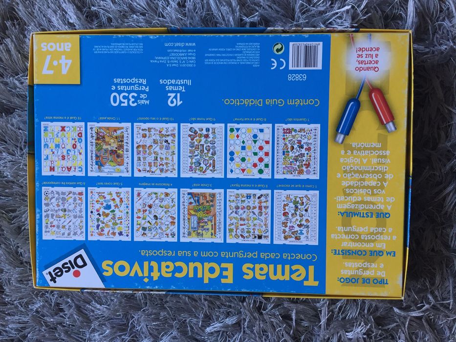 Jogo Didatico Temas Educativos Diset Lectron 4 a 7 anos