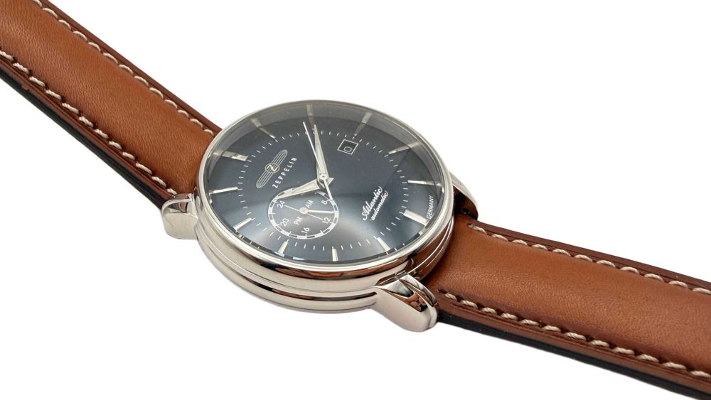Zegarek Męski Zeppelin Atlantic 8470-5 Automatic Niebieski Powystawowy Idealny
