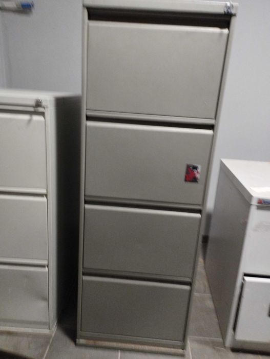 Metalowa szafka biurowa 2 szuflady