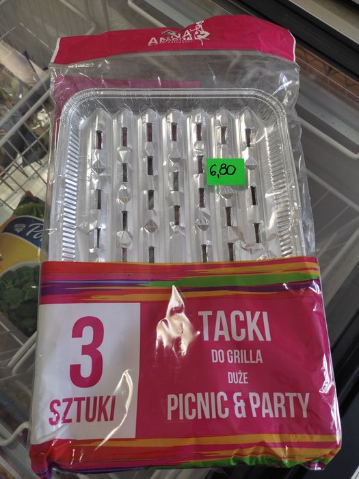 Tacki do grilla duże 3 sztuki WYPRZEDAŻ!