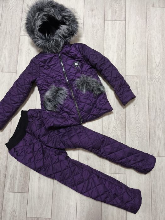 Зимовий комплект куртка та штани для дівчинки 135 р