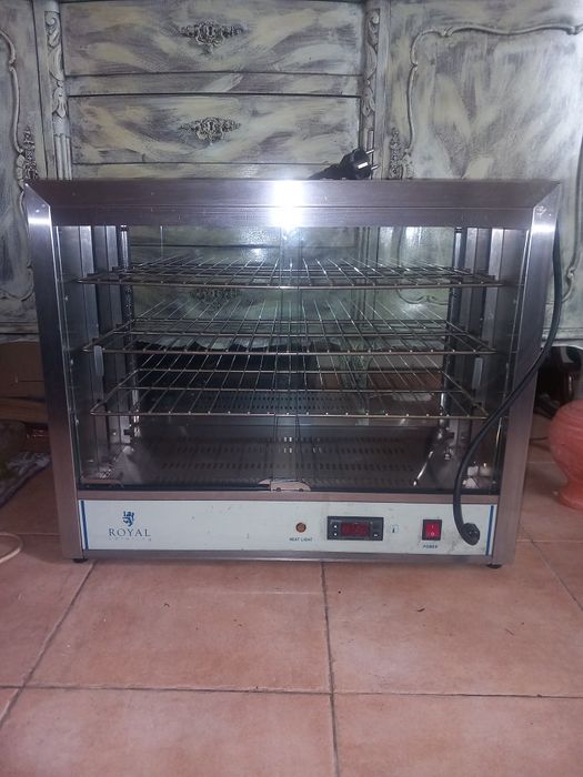 Expositor aquecido novo