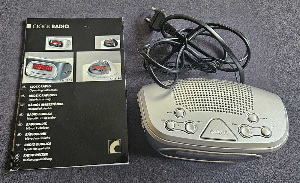 Zegar Radiobudzik budzik radiowy SilverCrest KH2185