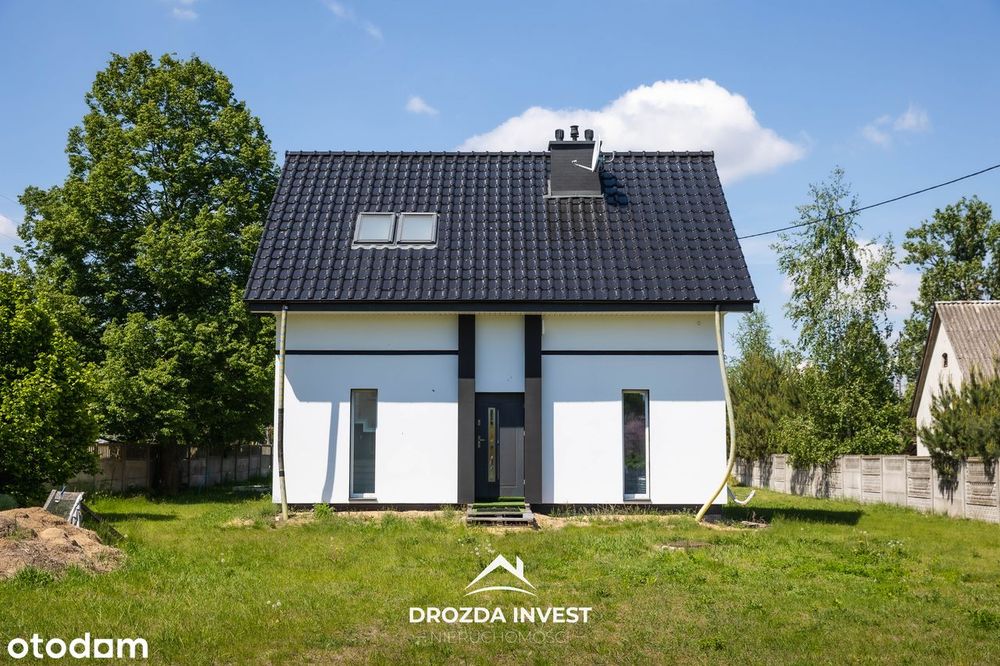 Nowoczesny dom 110 m² z dużą działką 1700 m² | 2023 | Wartkowice