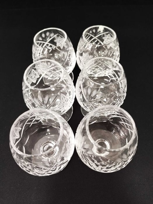 Kieliszki kryształowe kryształ PRL