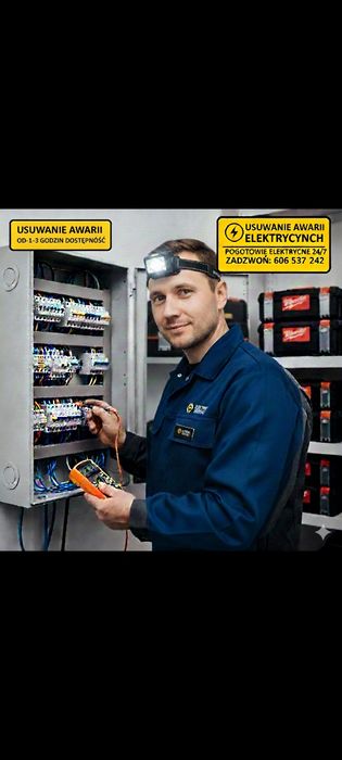 Pogotowie Techniczne 24H/7  Elektryk 24h Hydraulik 24h Udrożnianie Rur