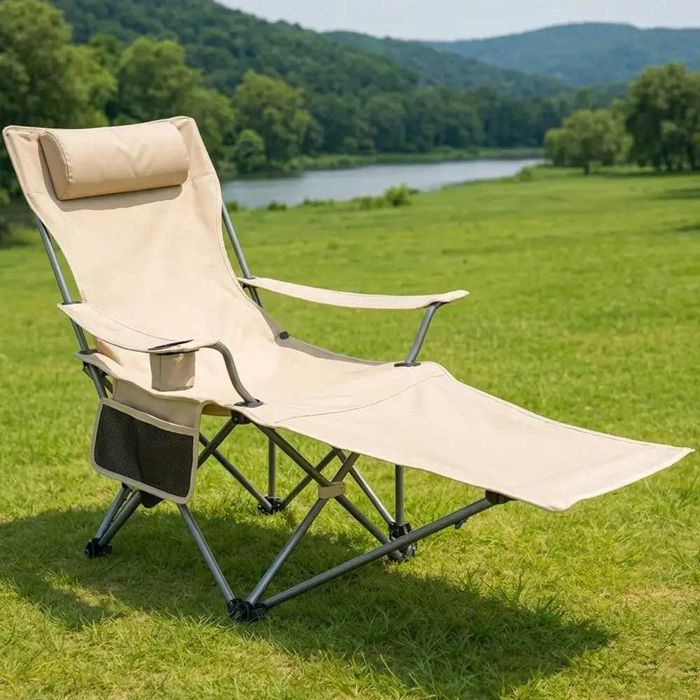 Стул-гамак с подлокотниками рыбацкий садовый складной кресло шезлонг