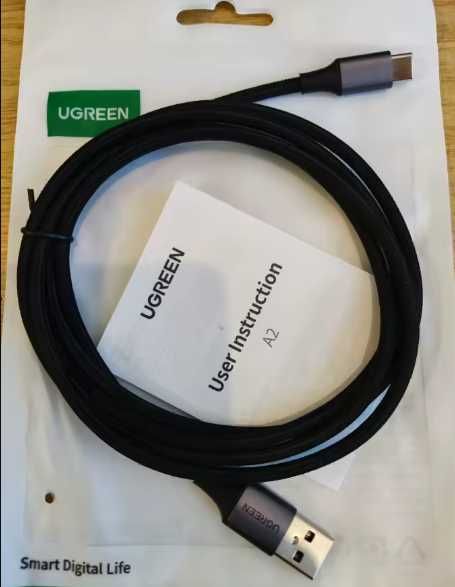 USB-кабель «UGREEN» для быстрой зарядки – 3 м.