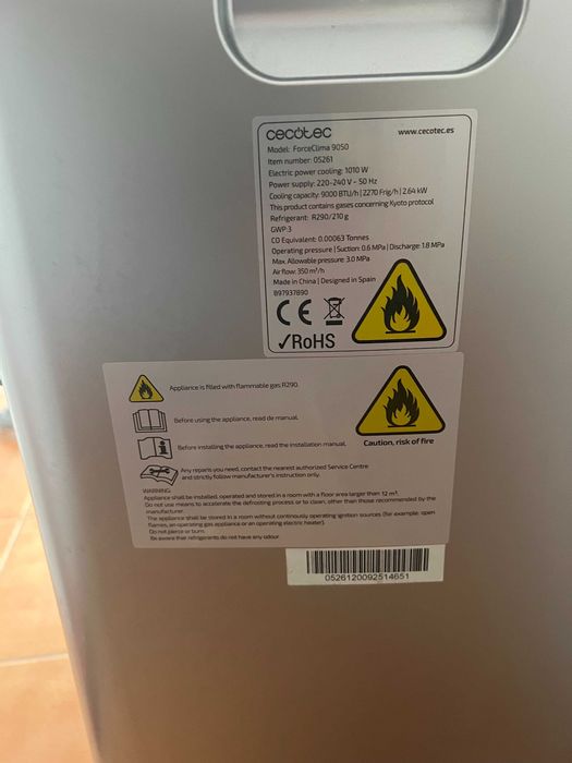 AC Portátil. [Ar Acondicionado Portátil]