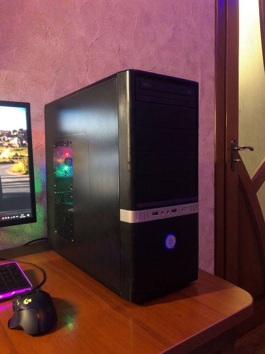Игровой ПК RX 580 8GB Компьютер INTEL 4 ядра Стационарный блок SSD 256