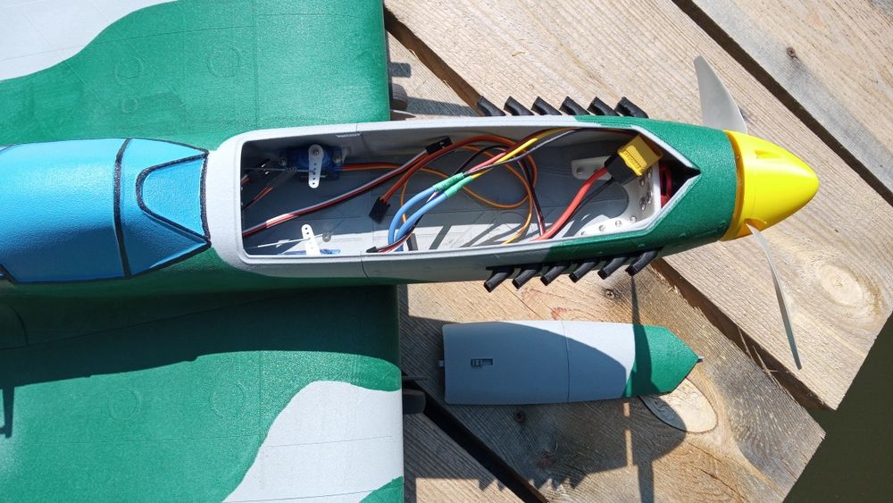 SPITFIRE Mk IX samolot RC (druk 3D)