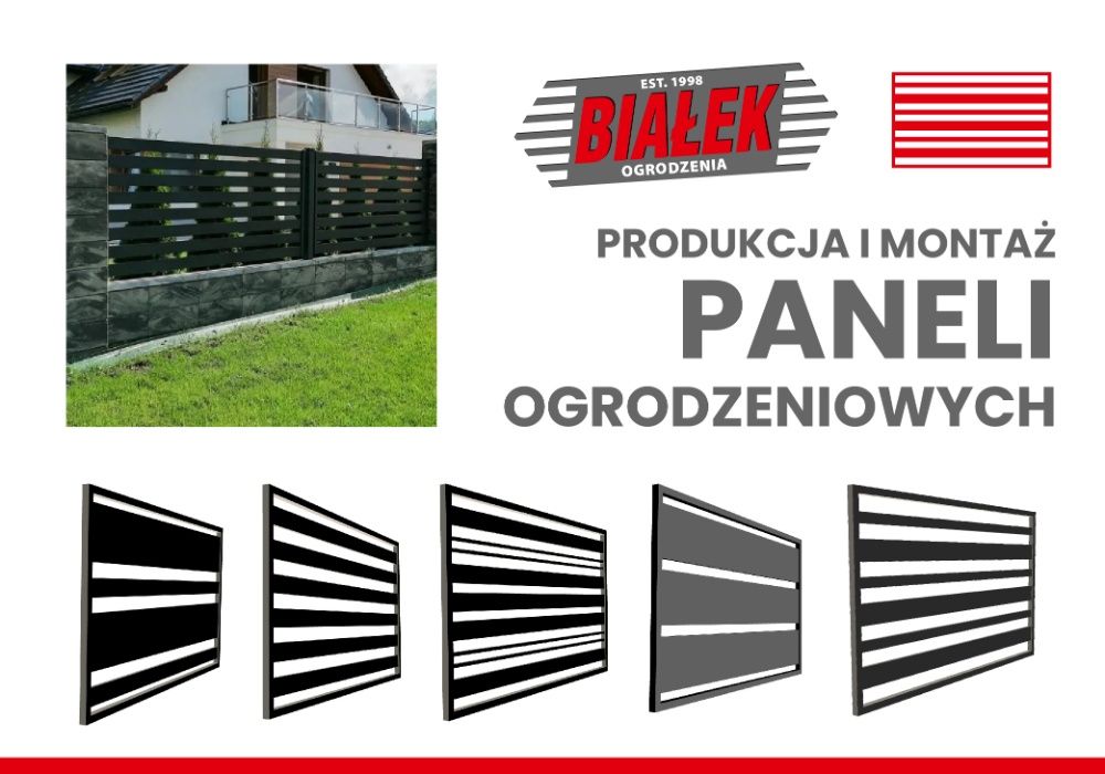 Brama przesuwana z profila różne wzory PRODUCENT Ogrodzenie metalowe