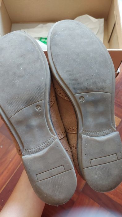 Sapatos Oxford Camel