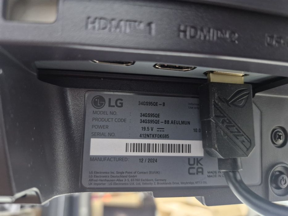 Lg 34Gs95Qe-B Oled Monitor 34 cale 240Hz