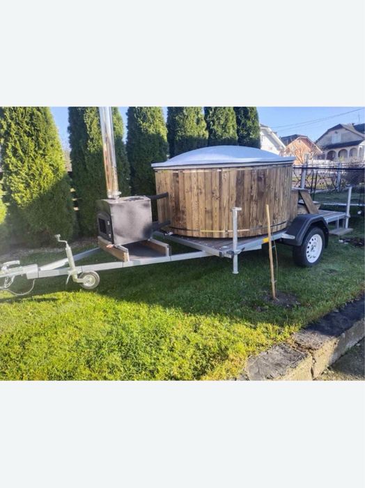 Чан на колесах! Чан на дровах! Мобільна купіль! Перевізний чан!