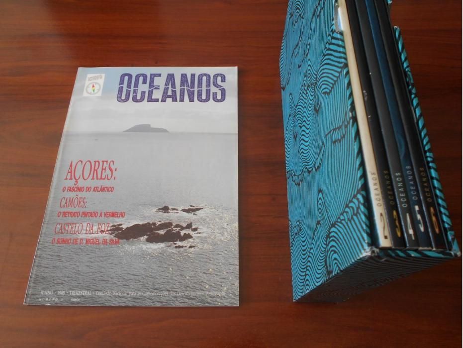 Magnífica coleção NOVA e COMPLETA da Revista Oceanos (N.º 1 a 49)
