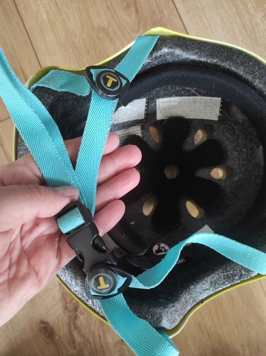 SmarTrike kask S 53-55 cm dziecięcy zielony rowerowy limonkowy