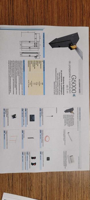 szlaban wjazdowo - wyjazdowy GARD G5000 z systemem zarządzania