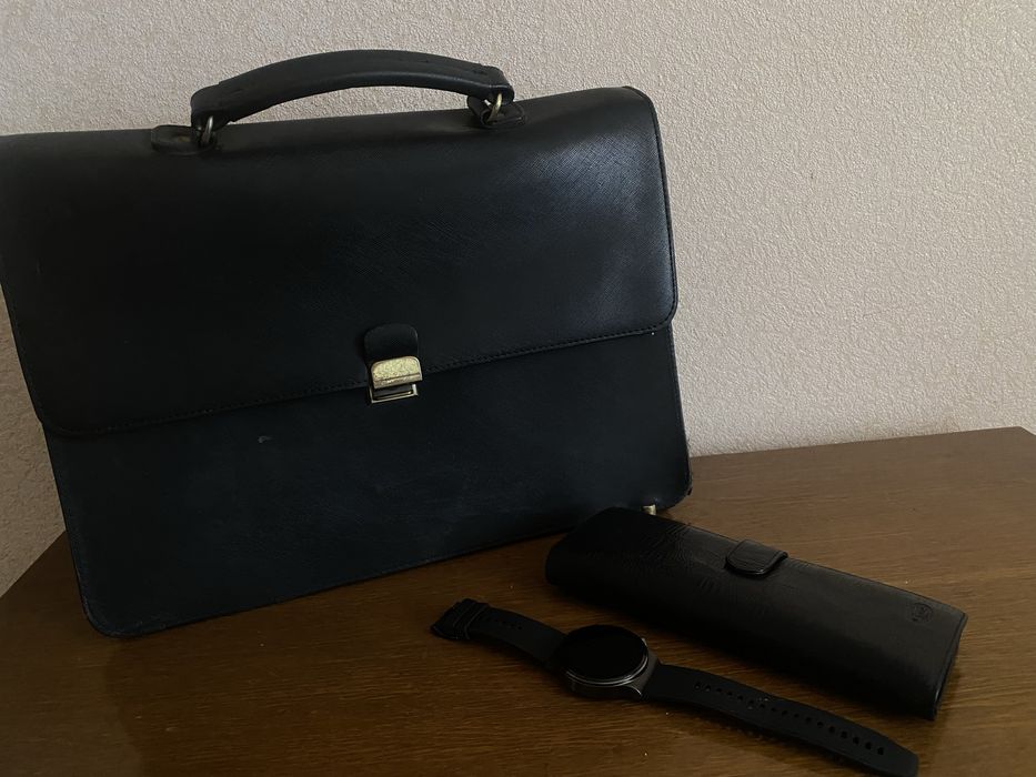 портфель  мужской кожа