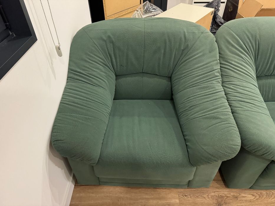 Sofás antigos verde