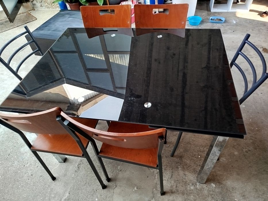 Mesa jantar + 6 cadeiras