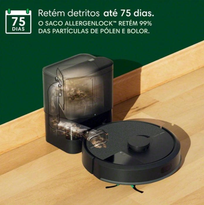 Aspirador Robot iRobot Roomba 105 Combo + Base AutoEmpty (Novo/Selado)