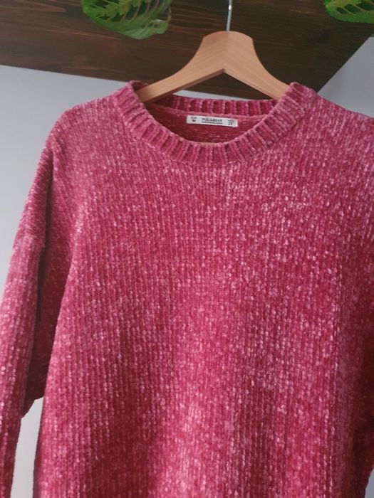 Sweter damski luźny oversize miękki otulający Pull & Bear M