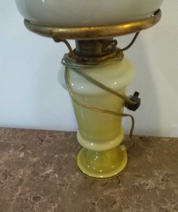 Candeeiro de mesa em vidro Murano