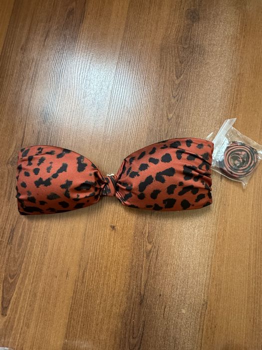Купальний ліф леопардовий H&M
