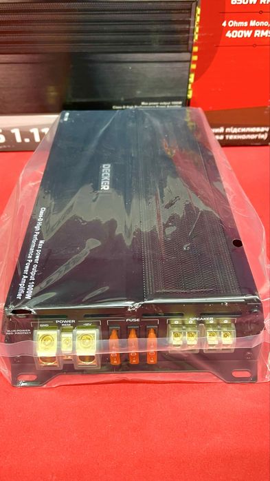 Підсилювач Decker PS 1.110 — 1-канальний, потужний моноблок