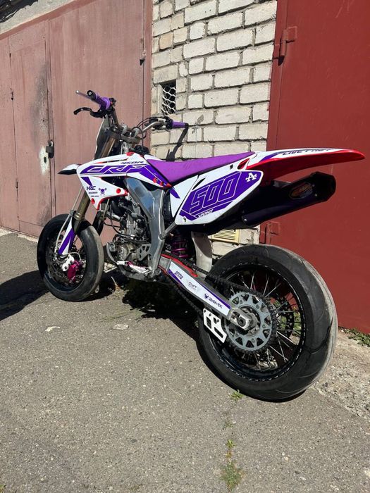 Honda crf450r supermoto