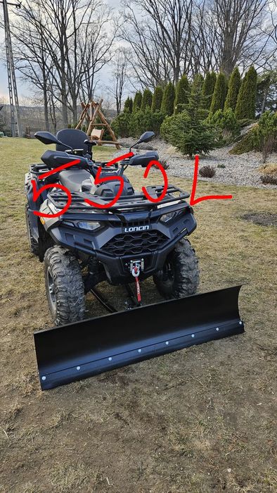 Loncin XWOLF 550 L (wersja długa). Gwarancja+pług do śniegu.