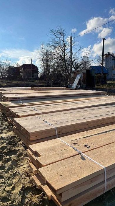 Пиломатеріали брус 140*40*3м (балка,блокхаус,рейка,дошка) є доставка