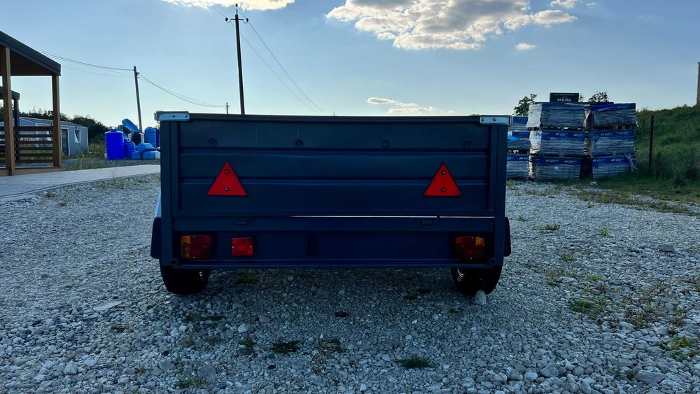 Причіп легковий двохосний (категорія В) 2,5 х 1,25 м борт 40см метал