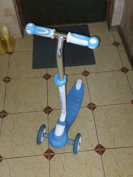 Самокат дитячий Humbaka Fun триколісний Синій