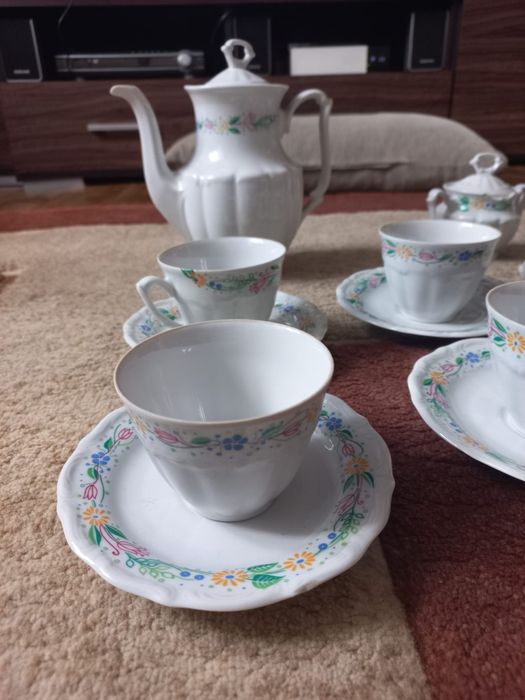 Porcelana serwis kawowy PRL