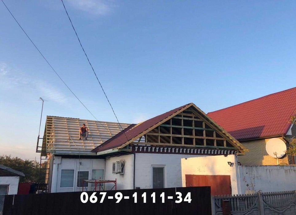 Кровля-Крыш!Кровельные работы .Утепление ФасаДов дома,Мансарда крыши