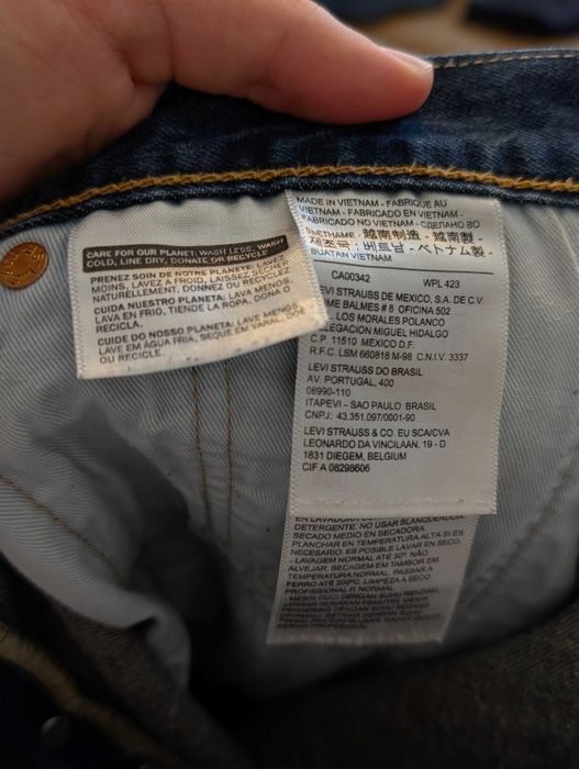 Spodnie jeans Levi Strauss