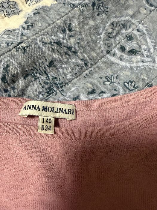 100% jedwabna bluzka Wloskiej projektantki Anny Molinari